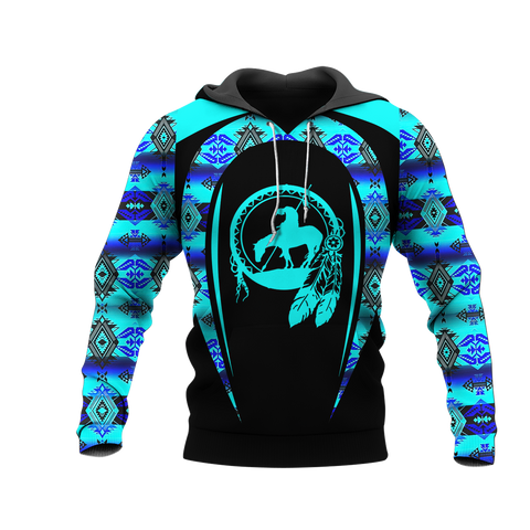 Powwow StoreHD000737 Pattern Native Pride 3D Hoodie