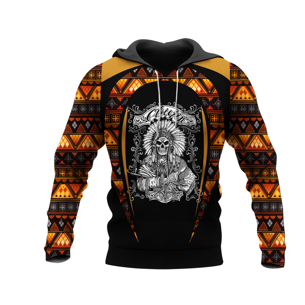 Powwow StoreHD000742 Pattern Native Pride 3D Hoodie