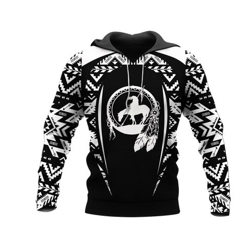 Powwow StoreHD000748 Pattern Native Pride 3D Hoodie