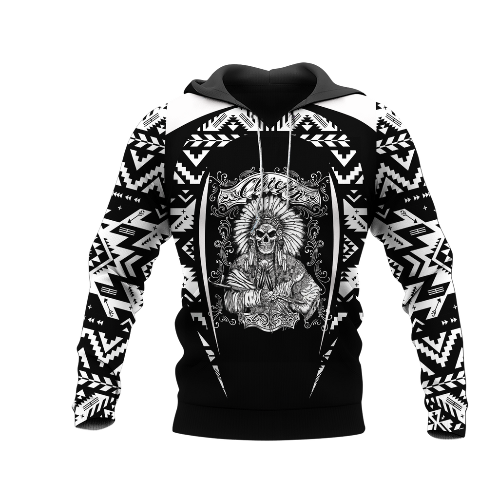 Powwow StoreHD000749 Pattern Native Pride 3D Hoodie