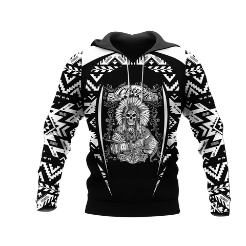 Powwow StoreHD000749 Pattern Native Pride 3D Hoodie