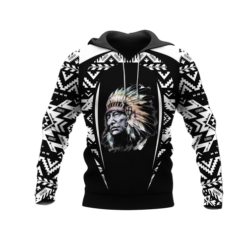 Powwow StoreHD000750 Pattern Native Pride 3D Hoodie