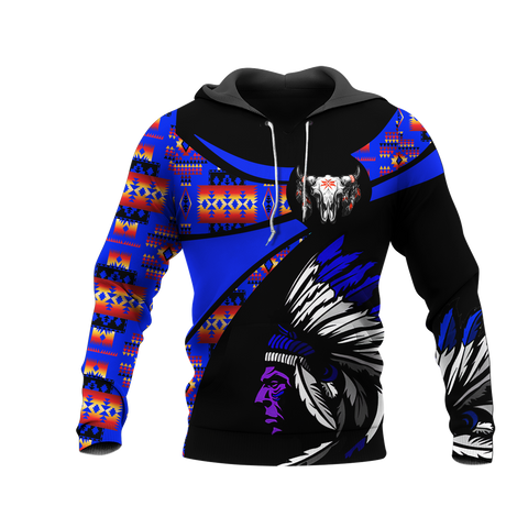 Powwow StoreHD000759 Pattern Native Pride 3D Hoodie