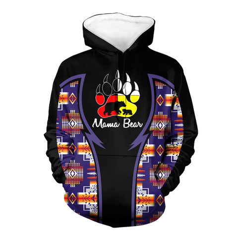 Powwow StoreHD000789 Pattern Native Pride 3D Hoodie