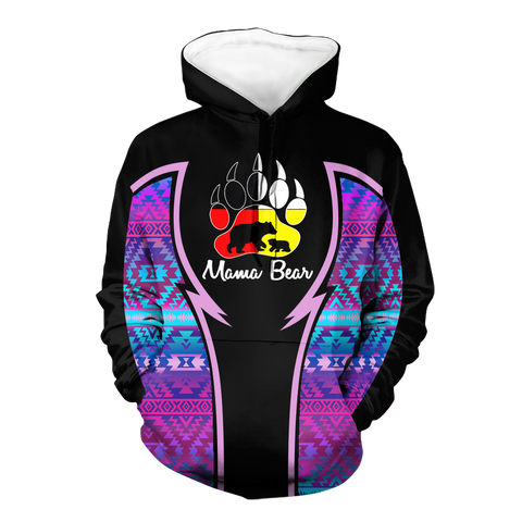 Powwow StoreHD000801 Pattern Native Pride 3D Hoodie