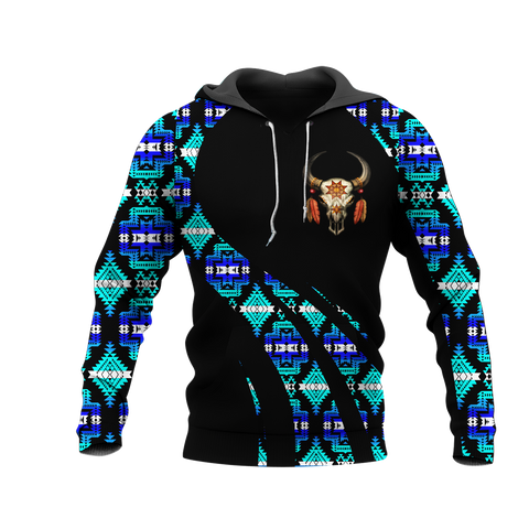 Powwow StoreHD000835 Pattern Native Pride 3D Hoodie