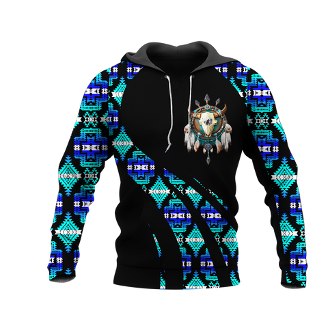 Powwow StoreHD000836 Pattern Native Pride 3D Hoodie