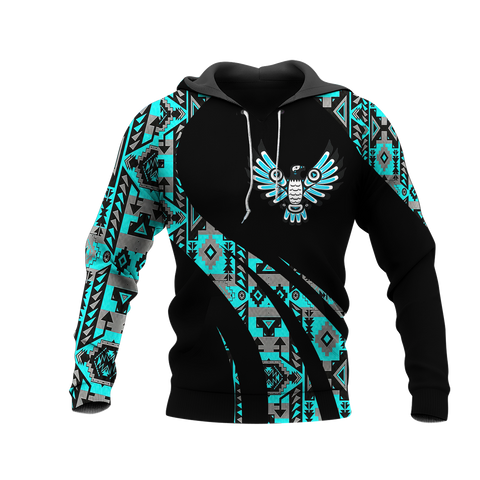 Powwow StoreHD000839 Pattern Native Pride 3D Hoodie