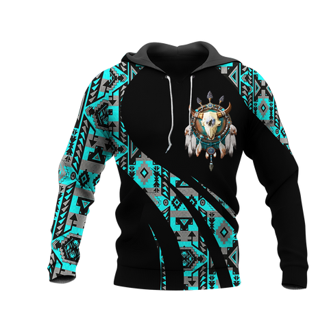 Powwow StoreHD000841 Pattern Native Pride 3D Hoodie