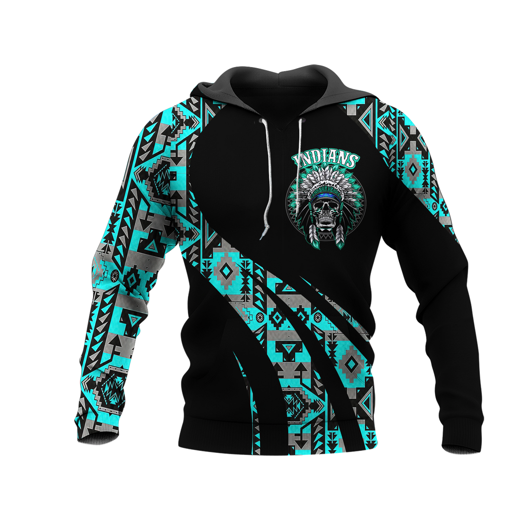 Powwow StoreHD000842 Pattern Native Pride 3D Hoodie