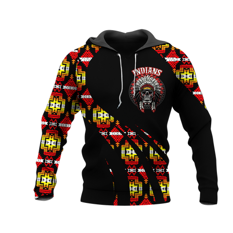 Powwow StoreHD000851 Pattern Native Pride 3D Hoodie