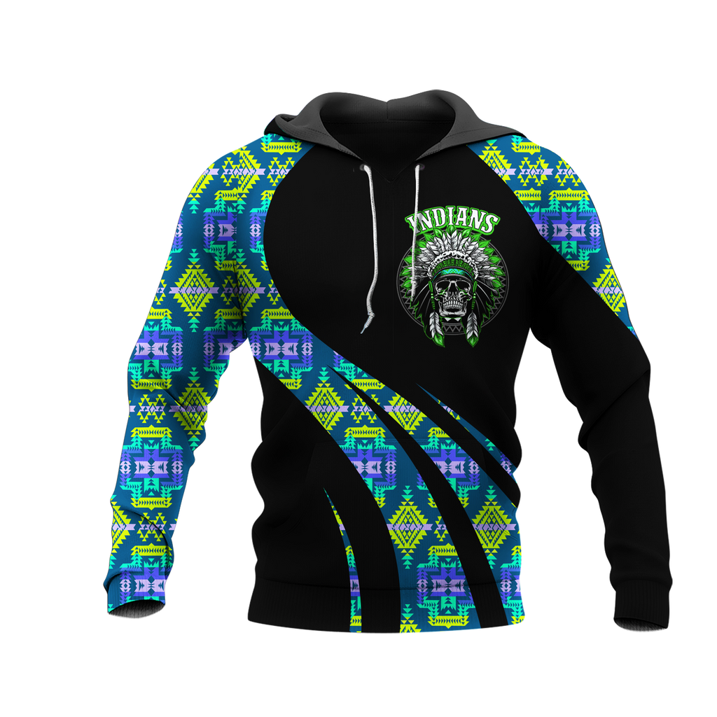 Powwow StoreHD000852 Pattern Native Pride 3D Hoodie