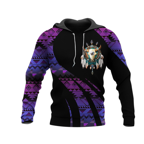 Powwow StoreHD000857 Pattern Native Pride 3D Hoodie