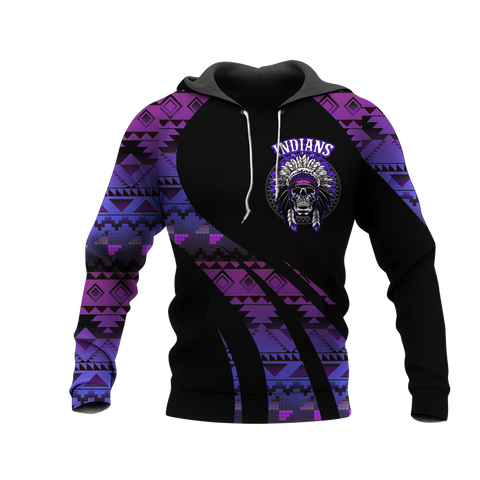 Powwow StoreHD000858 Pattern Native Pride 3D Hoodie