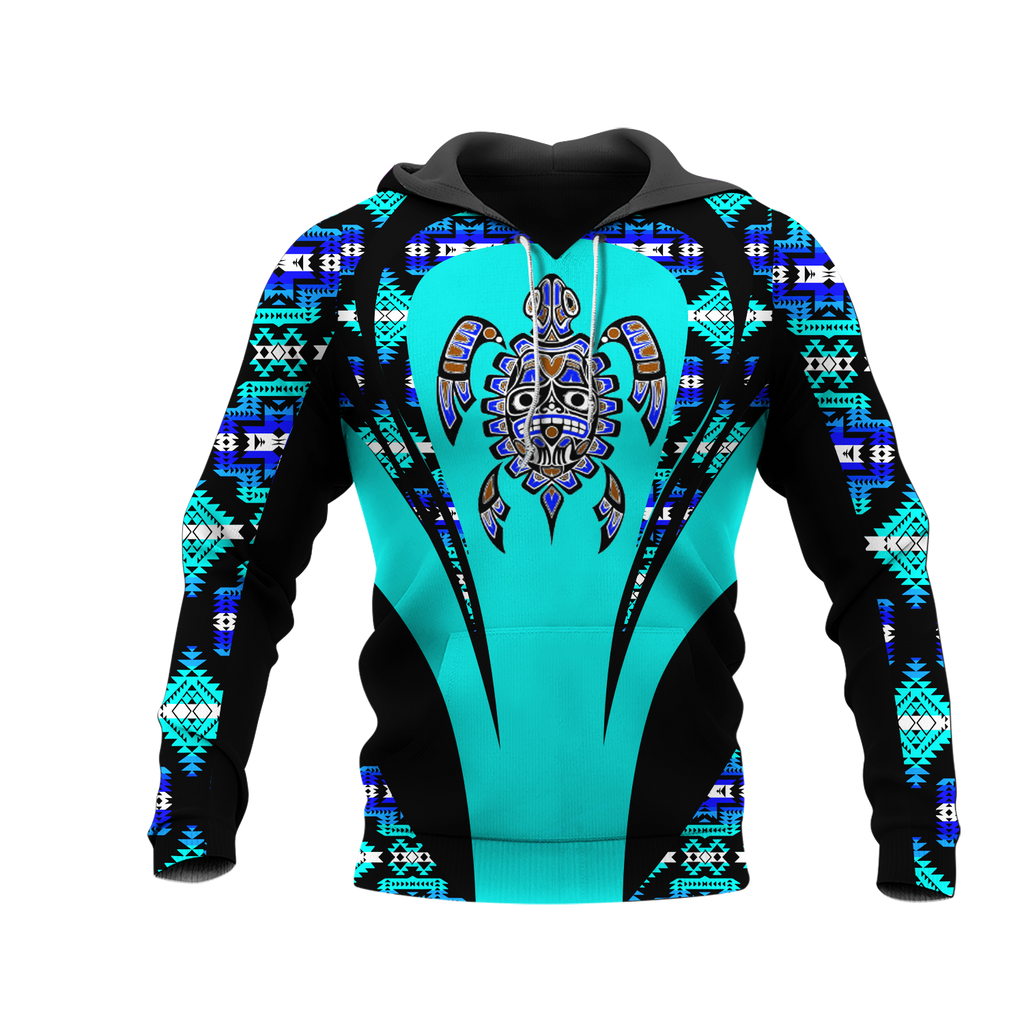 Powwow StoreHD000864 Pattern Native Pride 3D Hoodie