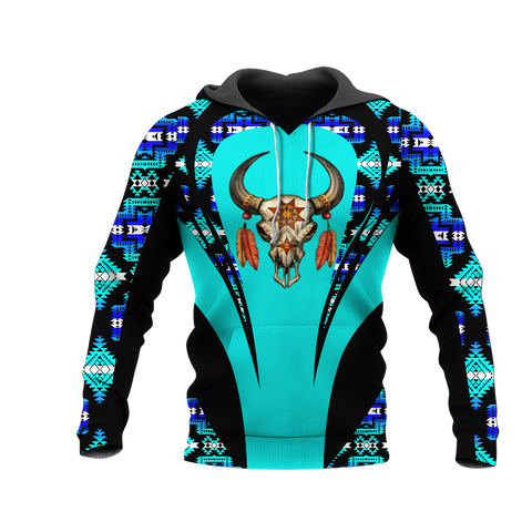 Powwow StoreHD000866 Pattern Native Pride 3D Hoodie