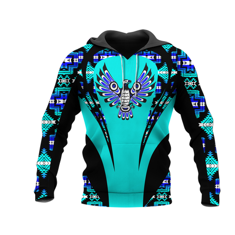 Powwow StoreHD000867 Pattern Native Pride 3D Hoodie