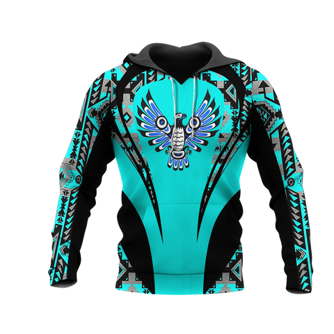 Powwow StoreHD000869 Pattern Native Pride 3D Hoodie