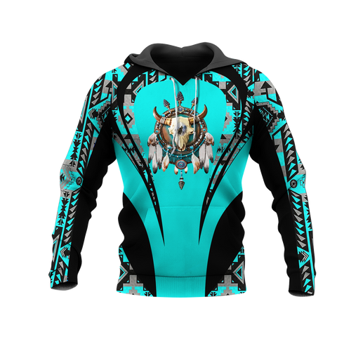 Powwow StoreHD000871 Pattern Native Pride 3D Hoodie