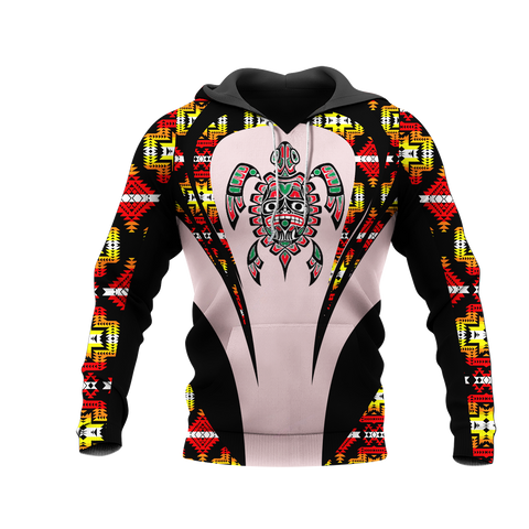 Powwow StoreHD000876 Pattern Native Pride 3D Hoodie