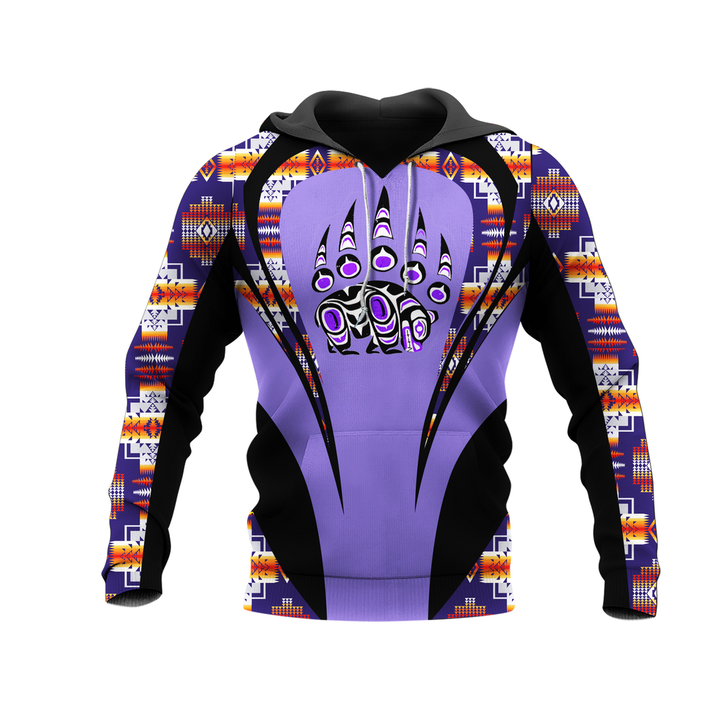 Powwow StoreHD000879 Pattern Native Pride 3D Hoodie