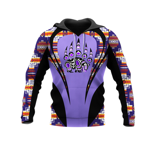 Powwow StoreHD000879 Pattern Native Pride 3D Hoodie