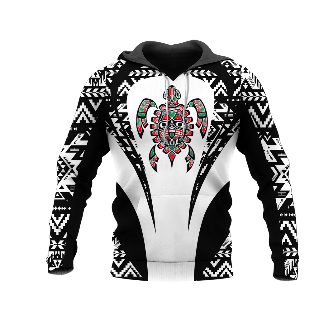 Powwow StoreHD000880 Pattern Native Pride 3D Hoodie