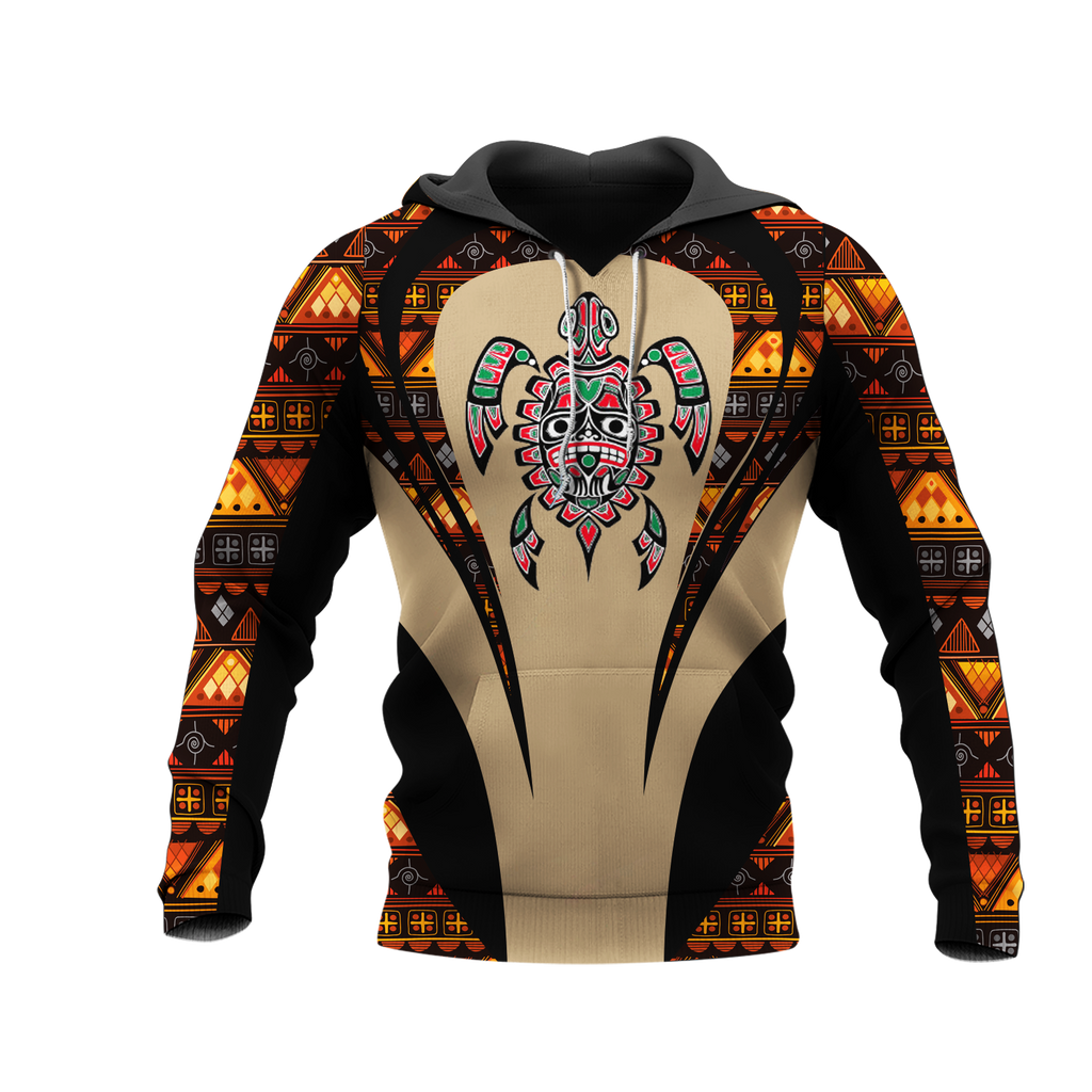 Powwow StoreHD000891 Pattern Native Pride 3D Hoodie