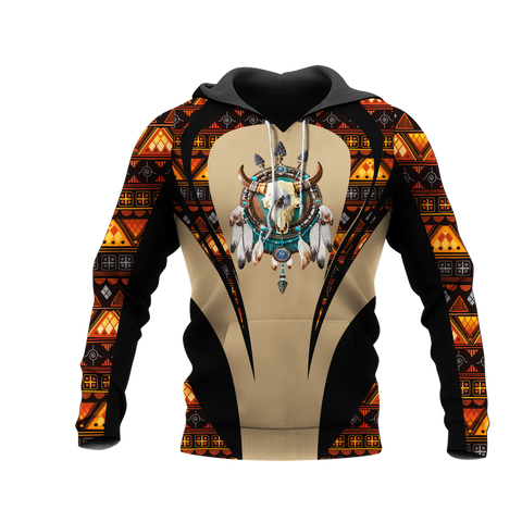 Powwow StoreHD000892 Pattern Native Pride 3D Hoodie