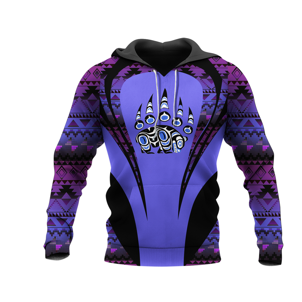 Powwow StoreHD000895 Pattern Native Pride 3D Hoodie