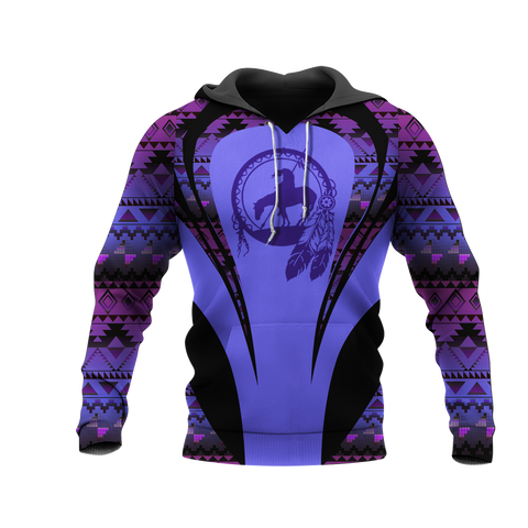 Powwow StoreHD000897 Pattern Native Pride 3D Hoodie