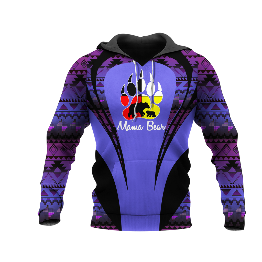 Powwow StoreHD000899 Pattern Native Pride 3D Hoodie