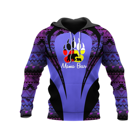 Powwow StoreHD000899 Pattern Native Pride 3D Hoodie