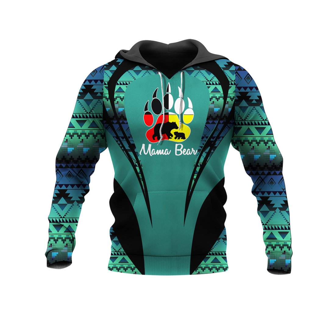 Powwow StoreHD000900 Pattern Native Pride 3D Hoodie