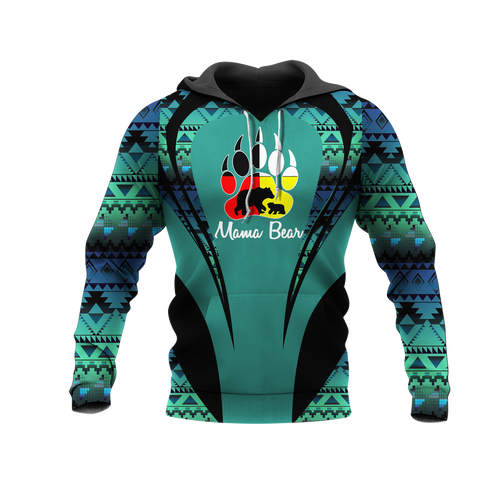 Powwow StoreHD000900 Pattern Native Pride 3D Hoodie