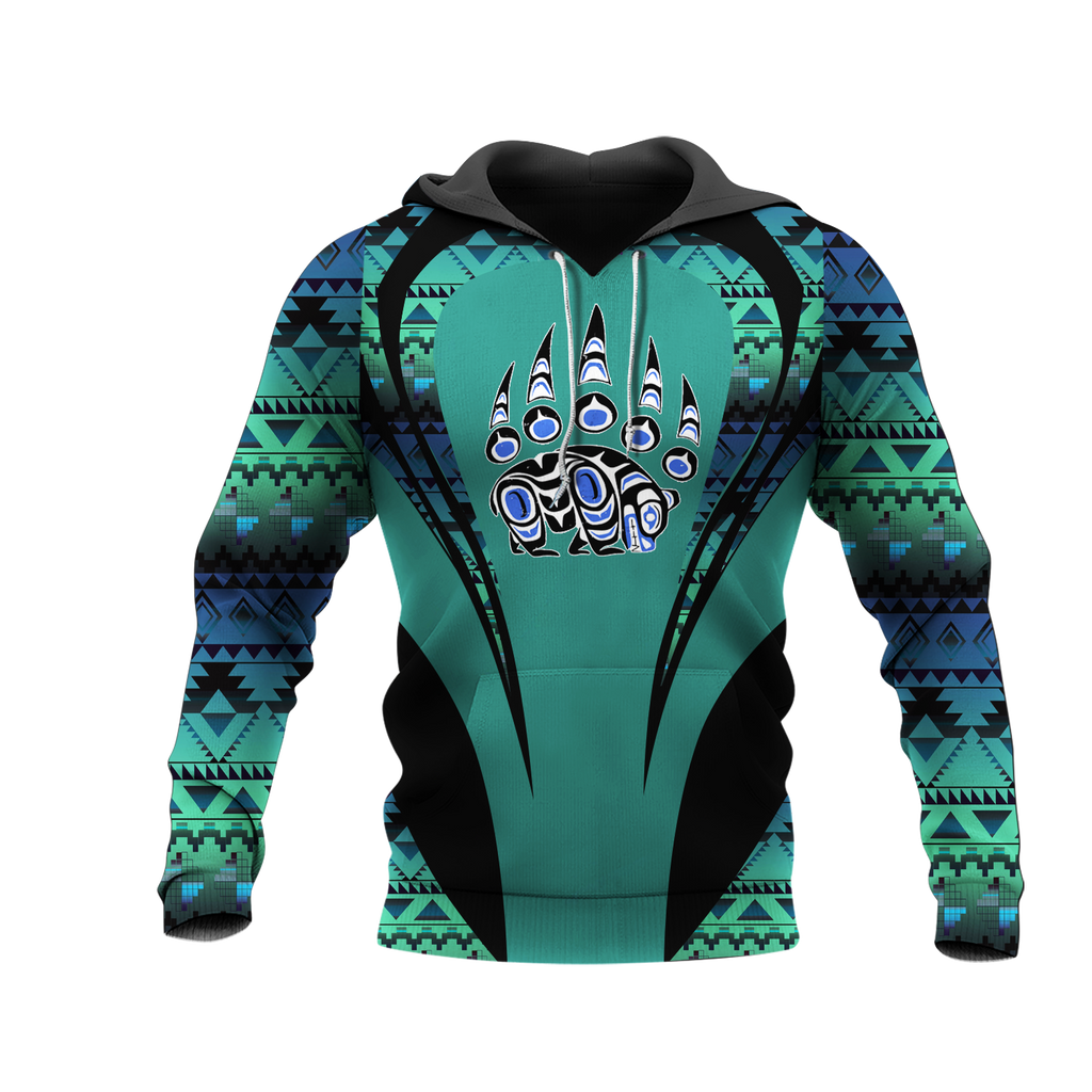 Powwow StoreHD000903 Pattern Native Pride 3D Hoodie