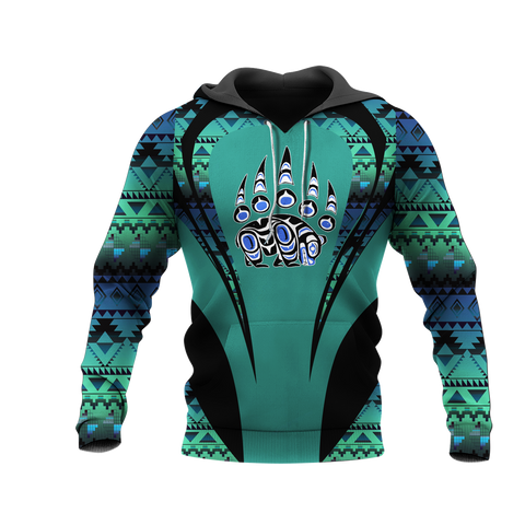 Powwow StoreHD000903 Pattern Native Pride 3D Hoodie