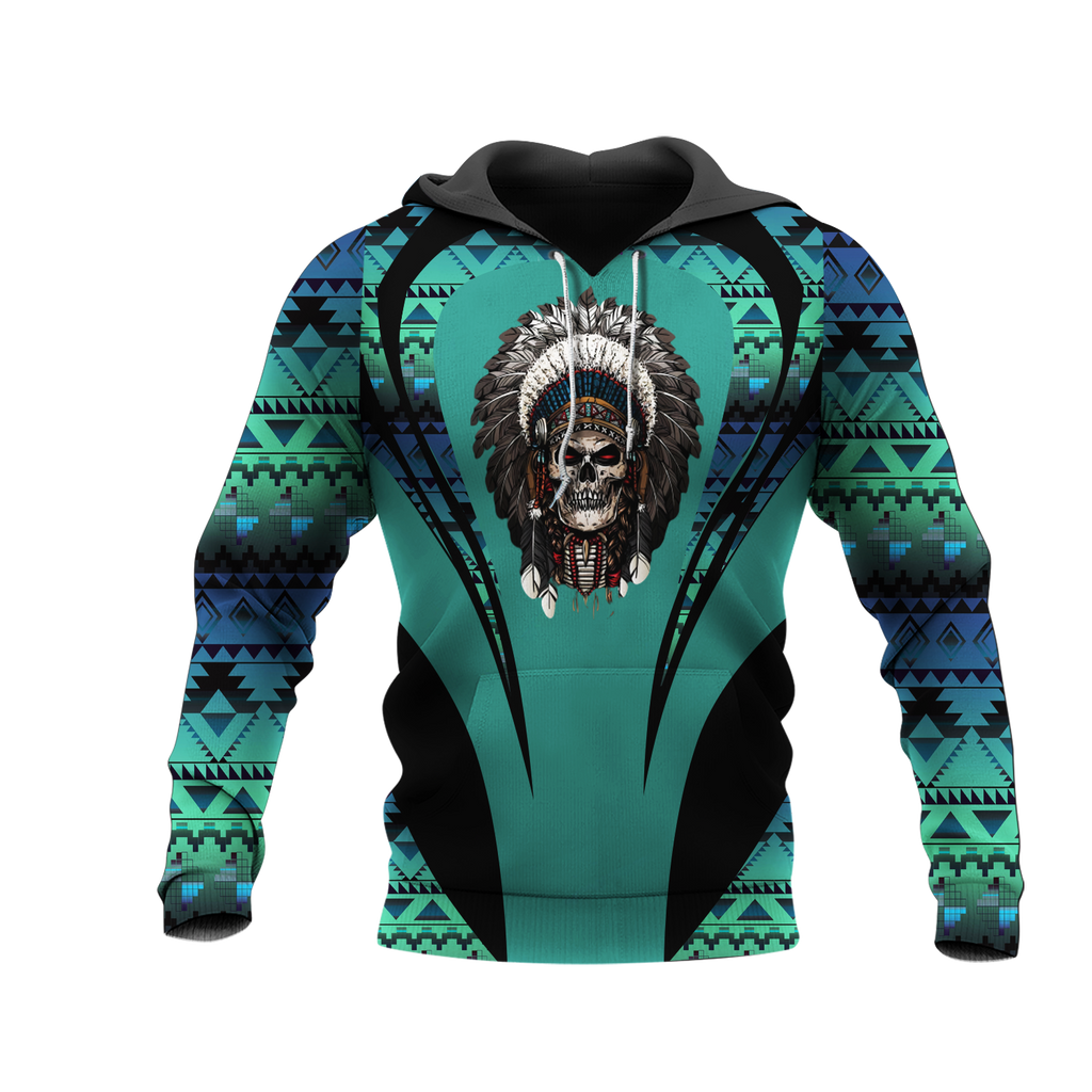 Powwow StoreHD000905 Pattern Native Pride 3D Hoodie