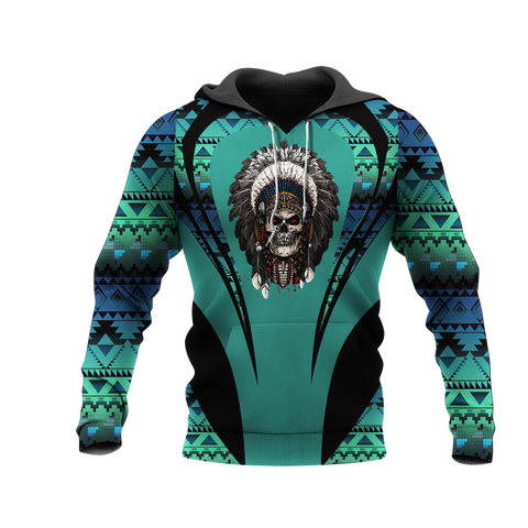 Powwow StoreHD000905 Pattern Native Pride 3D Hoodie