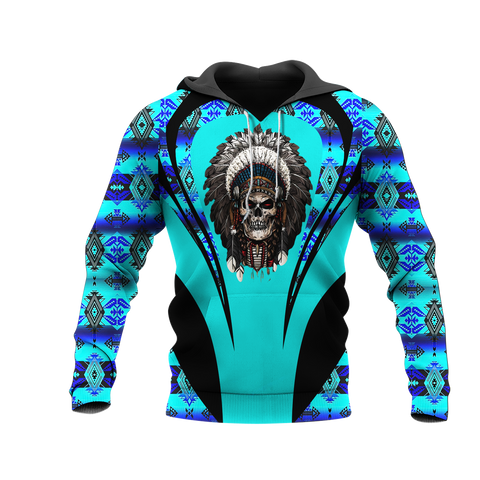 Powwow StoreHD000906 Pattern Native Pride 3D Hoodie