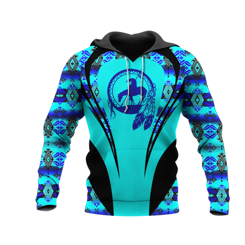 Powwow StoreHD000909 Pattern Native Pride 3D Hoodie