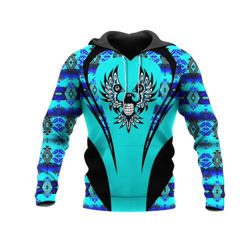 Powwow StoreHD000910 Pattern Native Pride 3D Hoodie