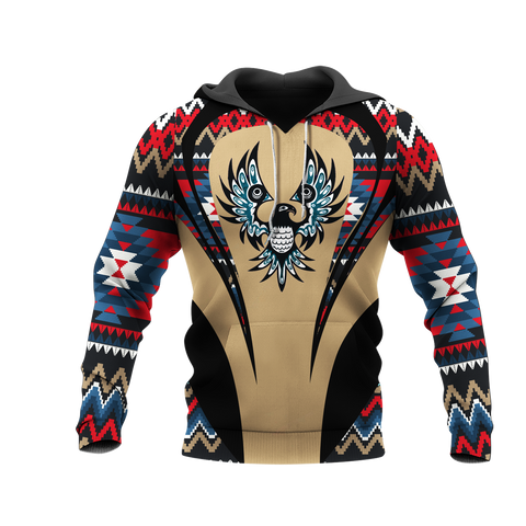 Powwow StoreHD000911 Pattern Native Pride 3D Hoodie