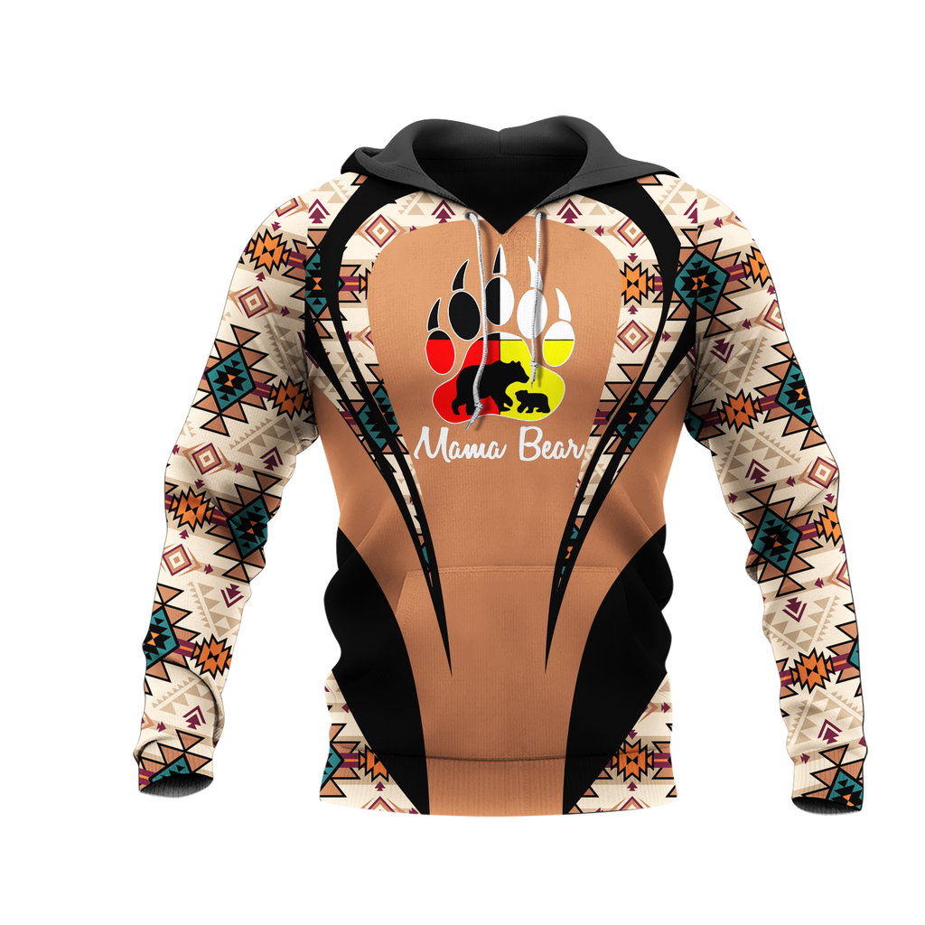 Powwow StoreHD000917 Pattern Native Pride 3D Hoodie