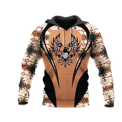 Powwow StoreHD000919 Pattern Native Pride 3D Hoodie