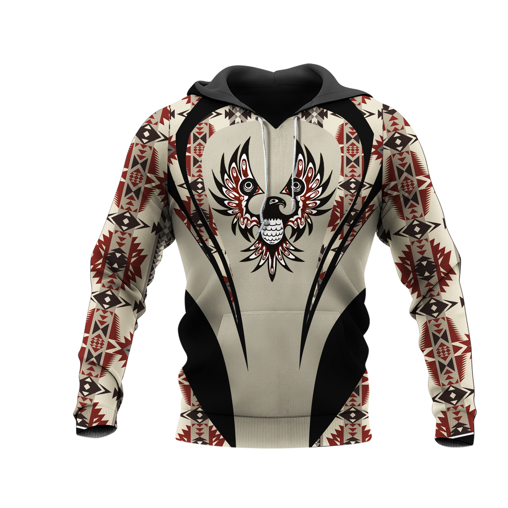 Powwow StoreHD000924 Pattern Native Pride 3D Hoodie