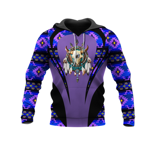 Powwow StoreHD000927 Pattern Native Pride 3D Hoodie