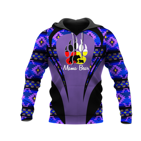 Powwow StoreHD000929 Pattern Native Pride 3D Hoodie