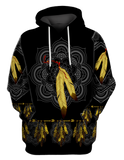 Powwow StoreHD0011515 Pattern Native Pride 3D Hoodie