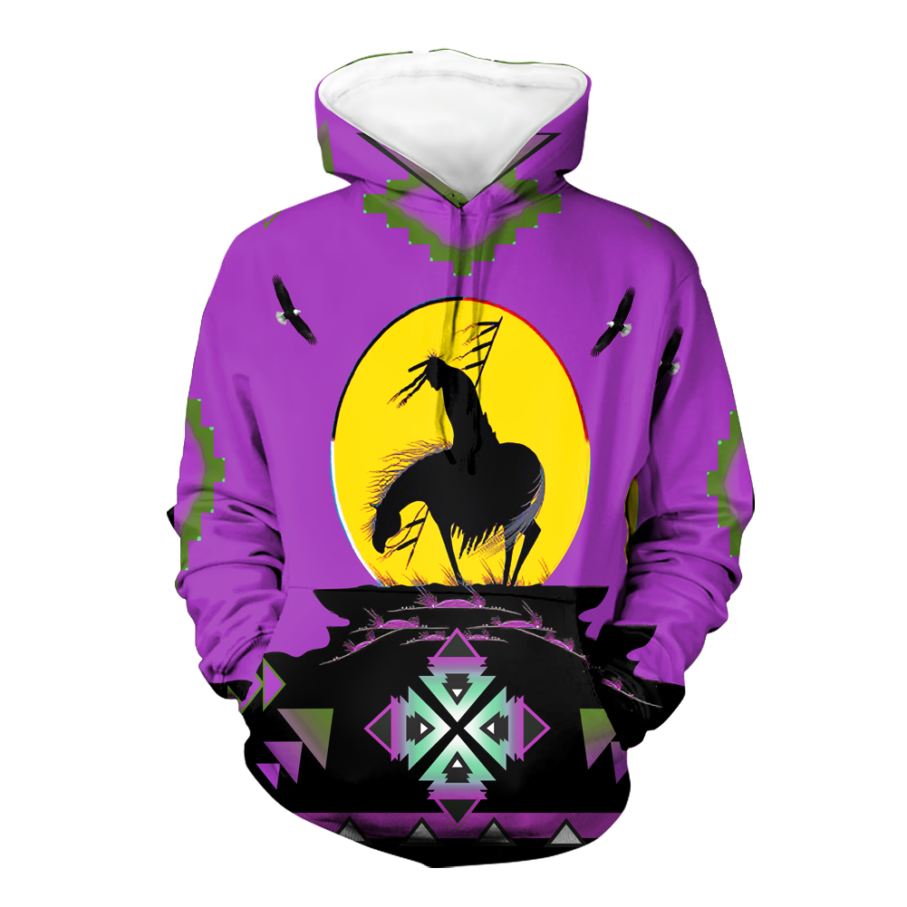 Powwow StoreHD0011741 Pattern Native Pride 3D Hoodie